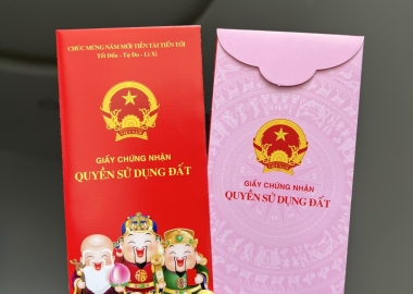 NGƯỜI SỬ DỤNG BAO LÌ XÌ IN HÌNH “SỔ ĐỎ”, “SỔ HỒNG” CÓ THỂ BỊ XỬ PHẠT LÊN TỚI 03 NĂM TÙ?