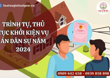 Trình tự, thủ tục khởi kiện vụ án dân sự mới nhất?