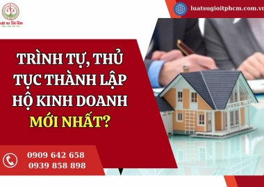 Trình tự, thủ tục chấm dứt hộ kinh doanh mới nhất