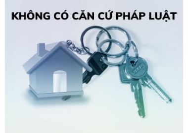 CHIẾM HỮU TÀI SẢN KHÔNG CÓ CĂN CỨ PHÁP LUẬT