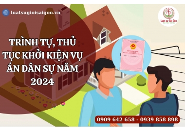 Trình tự, thủ tục khởi kiện vụ án dân sự mới nhất?