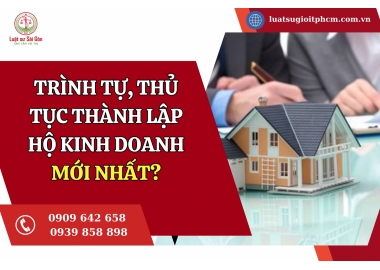 Trình tự, thủ tục chấm dứt hộ kinh doanh mới nhất